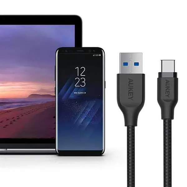 کابل تبدیل USB به USB-C آکی طول 2 متر | AUKEY CB-AC2 Cable