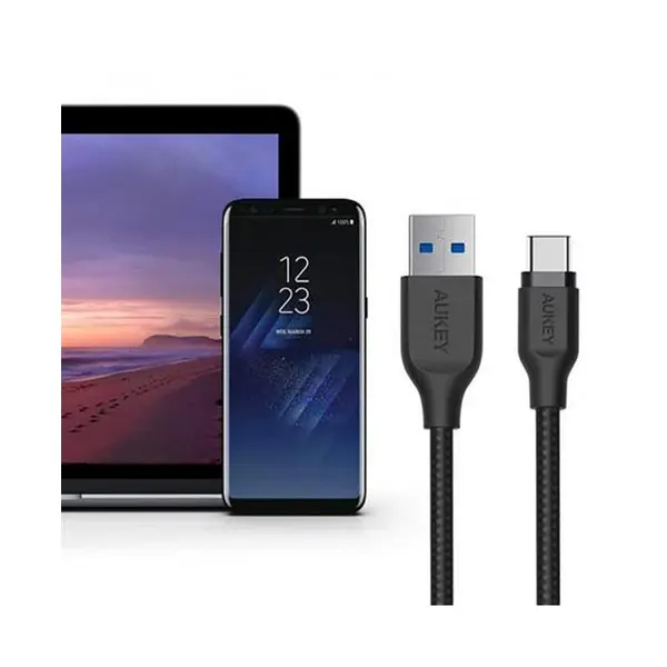 کابل تبدیل USB به USB-C آکی طول 2 متر | AUKEY CB-AC2 Cable