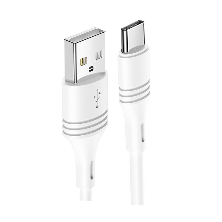 کابل تبدیل USB به USB-C بروفون مدل BX43 طول 1 متر -