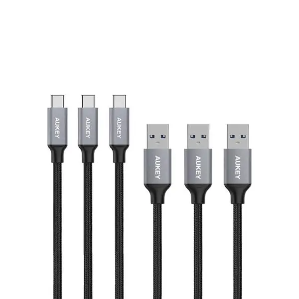 کابل تبدیل USB به USB-C آکی مدل CB-CMD1 طول 1 متر Aukey CB-CMD1 USB To USB-C 1m