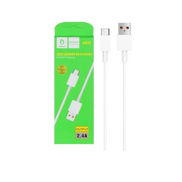 کابل تبدیل USB به USB-C دنمن مدل D21T طول 1 متر -