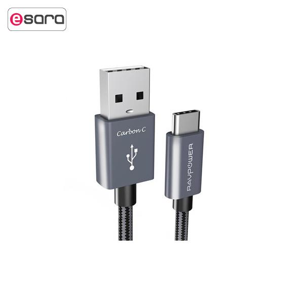 کابل تبدیل USB به USB-C راو پاور مدل RP-TPC005 طول 1.8 متر RAVPower RP-TPC005 USB To USB-C Cable 1.8m