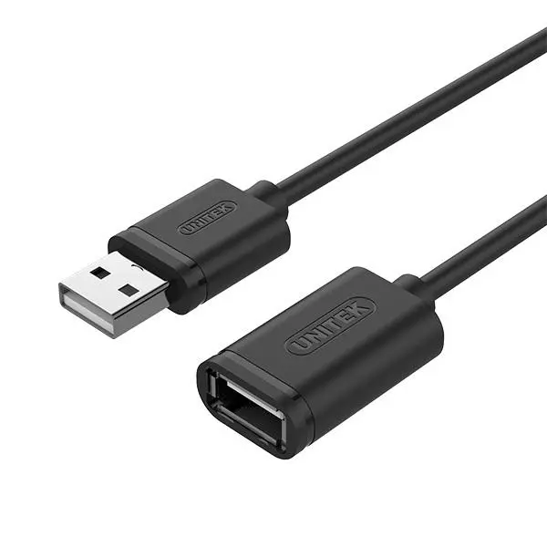 کابل افزایش طول USB یونیتک مدل Y-C417GBK به طول 3 متر                                         Unitek Y-C417GBK USB Extention Cable 3m Unitek Y C417GBK USB To USB Adapter 3m