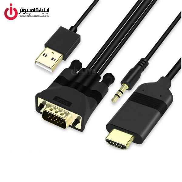 تبدیل تصویر VGA به HDMI برند آنتن مدل OTN-5152  Onten OTN-5152 VGA To HDMI Converter