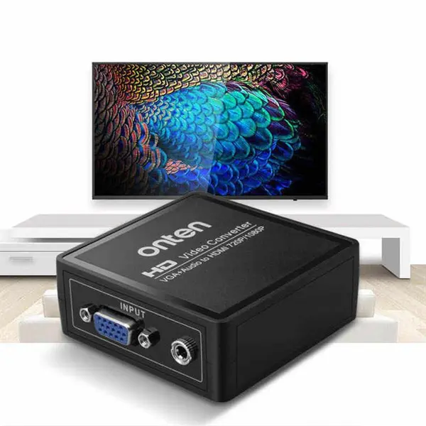 کابل و مبدل تبدیل VGA به HDMI اونتن مدل OTN-5108 -