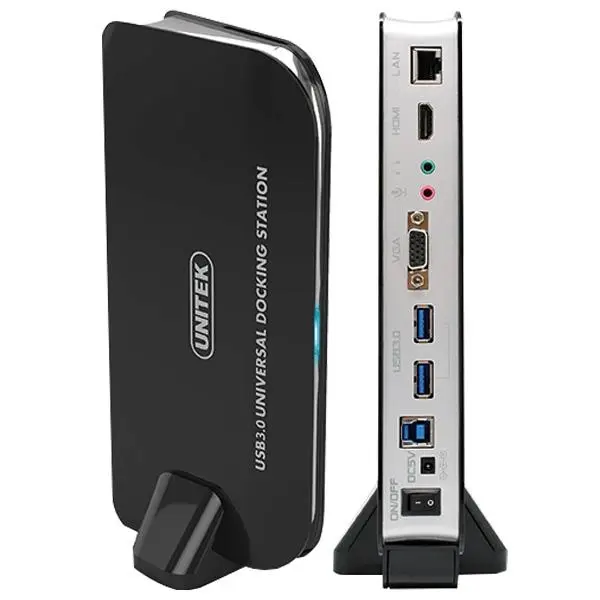 کابل و مبدل داک استیشن یونیورسال یونیتک مدلY-3704 Unitek Y-3704 Universal Docking Station - 5