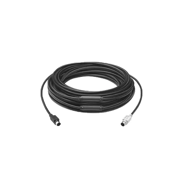 کابل افزایش طول 10 متری لاجیتک مناسب برای کنفرانس روم Group LOGITECH GROUP 10M EXTENDED CABLE