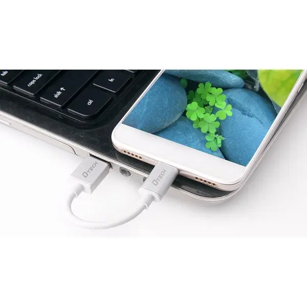 کابل 1m تبدیل USB به Micro-USB دیتک مدل Dtech DT-T0013