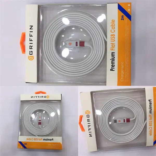 کابل 2 متری Griffin Premium Flat USB Cable