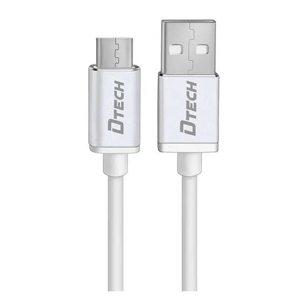 کابل 2m تبدیل USB به Micro-USB دیتک مدل Dtech DT-T0013