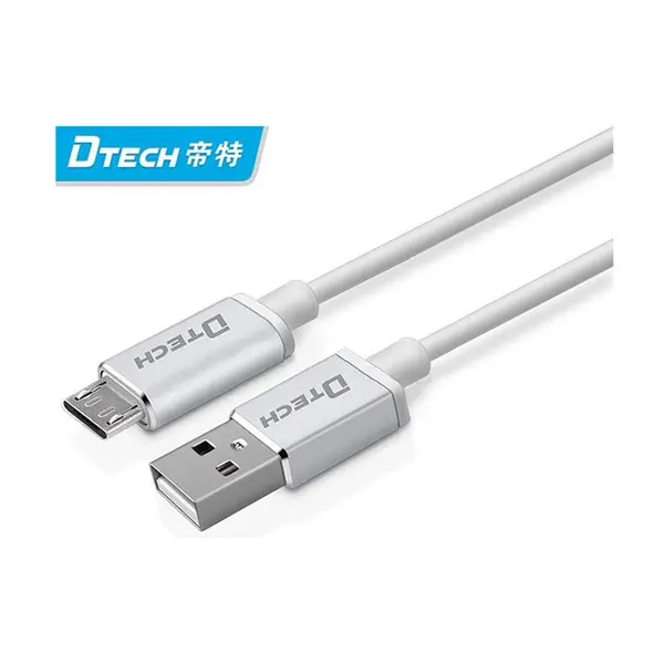 کابل 2m تبدیل USB به Micro-USB دیتک مدل Dtech DT-T0013