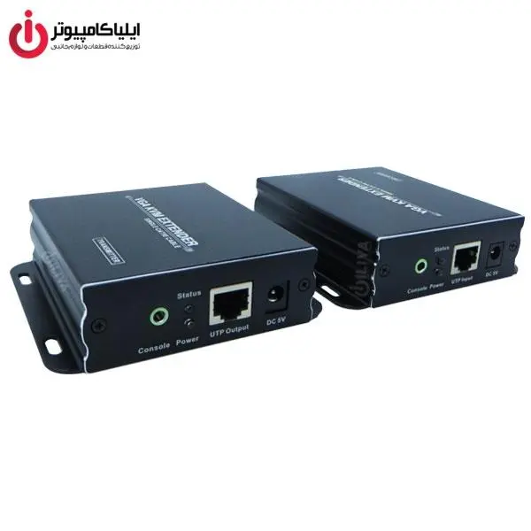 افزایش دهنده 300 متری کابل VGA و USB2 لایمستون مدل LS-VKE300                                          Limestone LS-VKE300 VGA And USB2 Extension Device 300m