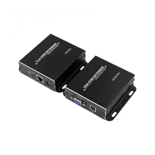 افزایش دهنده 300 متری کابل VGA و USB2 لایمستون مدل LS-VKE300 Limestone LS-VKE300 VGA And USB2 Extension Device 300m