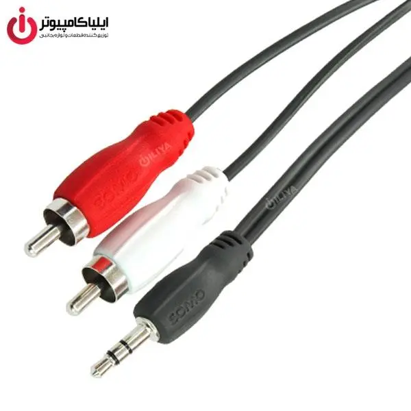 کابل تبدیل جک 3.5mm به RCA سومو مدل SM403 Somo SM403 RCA to 3.5 Plug Cable