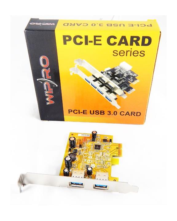 کابل و مبدل کارت پی سی آی - ای یو اس بی 3 ویپرو WIPRO USB 3.0 PCI-E CARD