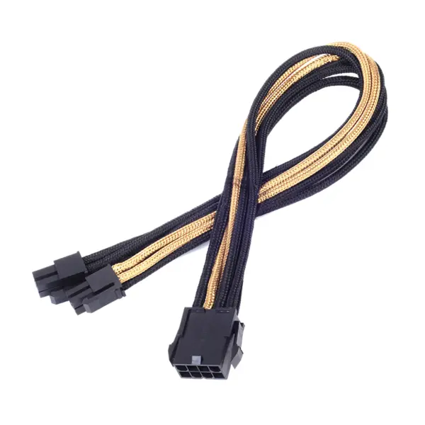 کابل برق 4+4 پین پاور سیلوراستون مدل SST-PP07-EPS8BG SilverStone SST-PP07-EPS8BG 4+4 pin Connector