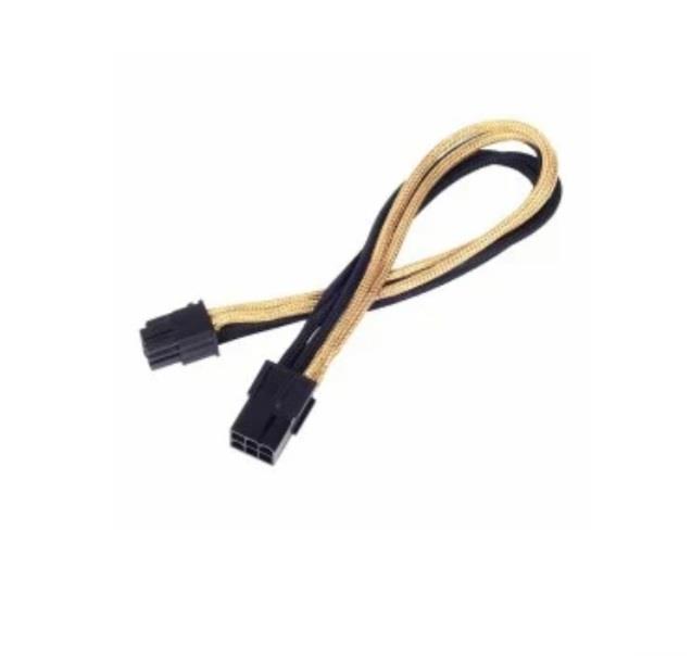 کابل برق 6 پین کارت گرافیک سیلوراستون مدل SST-PP07-IDE6BG SilverStone SST-PP07-IDE6BG 6pin Connector Cable