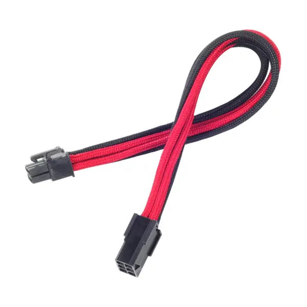کابل برق 6 پین کارت گرافیک سیلوراستون مدل SST-PP07-IDE6BR SilverStone SST-PP07-IDE6BR 6pin to PCI-E 6pin Connector