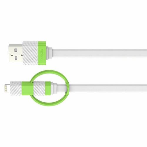 Havit CB551 USB To Lightning And microUSB Cable 1m