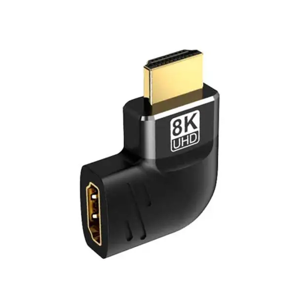 کابل و مبدل تبدیل HDMI مادگی به نری کوتتسی مدل 87605 L-Type زاویه 90 درجه