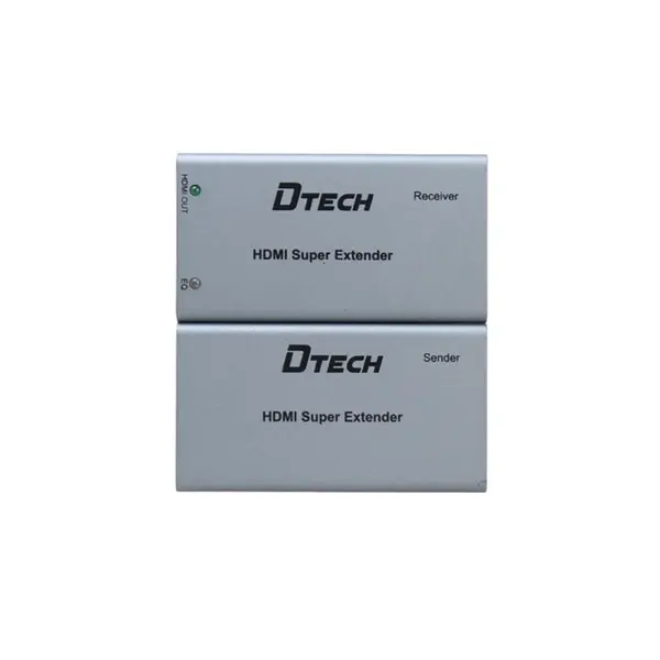 اکستندر HDMI Cat6 دی تک مدل دی تی 7009 ای به طول 60 متر DTECH DT-7009A Over Cat6 60m HDMI Extender