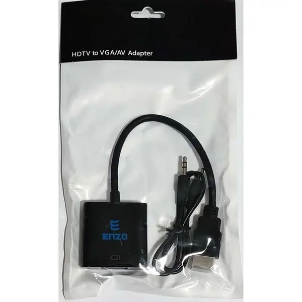 کابل و مبدل تبدیل تصویر HDMI به VGA برند Enzo HD 41
