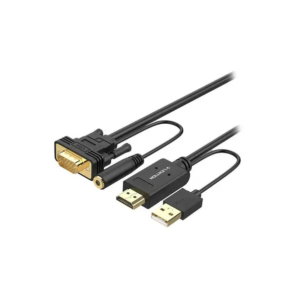 مبدل HDMI به VGA لنشن مدل VC-HPVA-P1 طول 2 متر