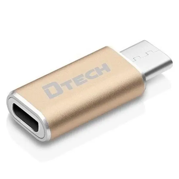 تبدیلmicroUSB بهUSB Type-C  دیتک مدل DT-T0002B Dtech DT-T0002B microUSB to Type-C Adapter