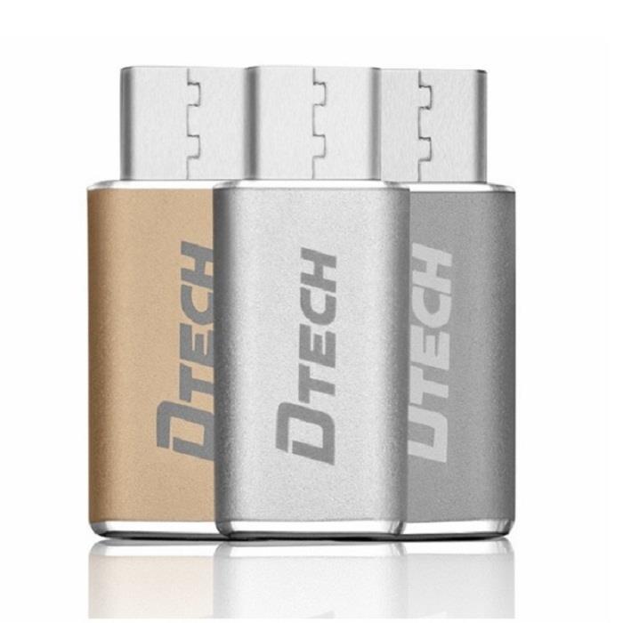 تبدیلmicroUSB بهUSB Type-C  دیتک مدل DT-T0002B Dtech DT-T0002B microUSB to Type-C Adapter