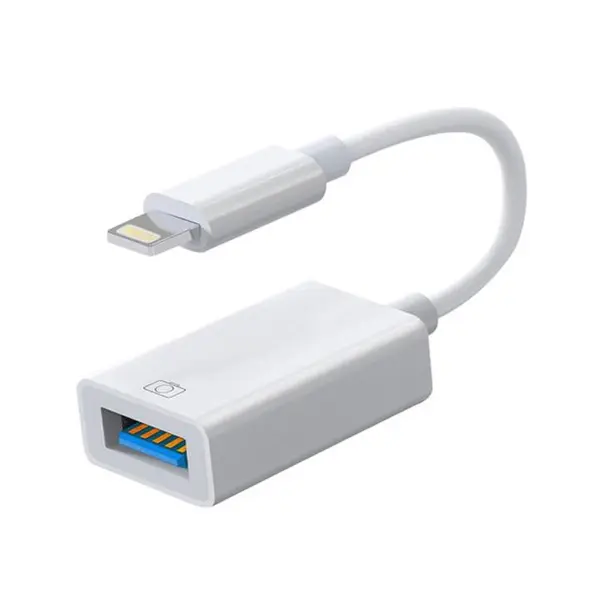مبدل OTG USB به لایتنینگ لنیز مدل AX98 -