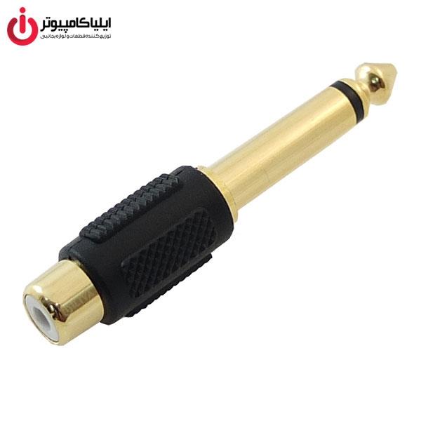 مبدل جک RCA به درگاه 6.3 میلی متری Mono دایو مدل MA36 Daiyo MA36 RCA Jack To 6.3mm Mono Plug Adaptor