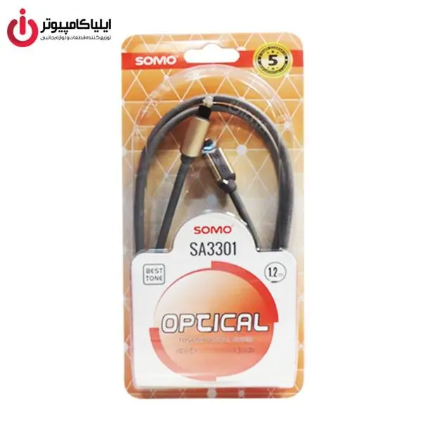 کابل اپتیکال سومو مدل SA3301 طول 1.2 متر Somo SA3301 Optical Audio Cable 1.2m