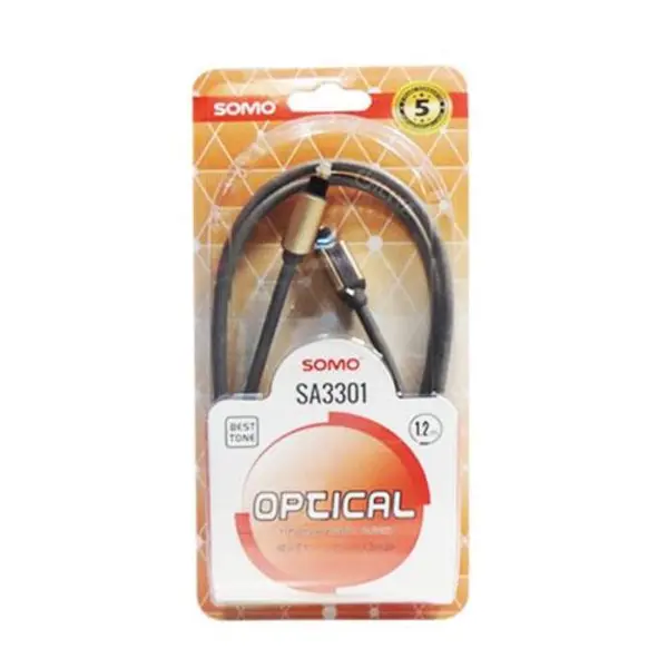 کابل اپتیکال سومو مدل SA3301 طول 1.2 متر Somo SA3301 Optical Audio Cable 1.2m