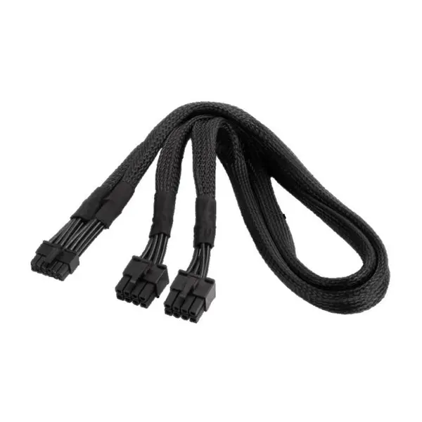 کابل مبدل برق کارت گرافیک سیلوراستون مدل SST-PP12-EPS SilverStone SST-PP12-EPS SLEEVE Cable