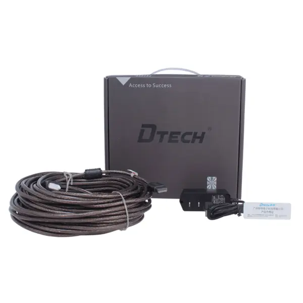 کابل افزایش طول Usb 2.0 مدل Dtech Dt-5039 Dtech Dt-5039 USB 2.0 Extension Cable 20m