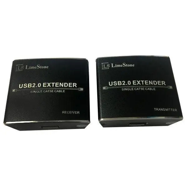 افزایش دهنده USB 2.0 لایمستون مدل LS-U2E100 به طول 100 متر Limestone LS-U2E100 USB 2.0 Extender 100m