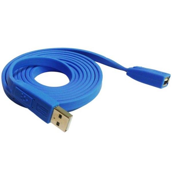 کابل افزایش طول USB فلت 3 متری هویت
