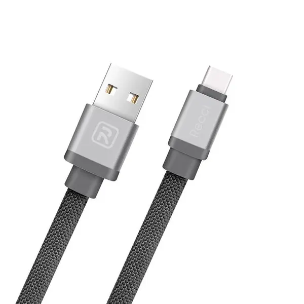کابل تبدیل USB به لایتنینگ رسی مدل Canvas به طول 1 متر Recci Canvas USB to Lightning Cable 1m