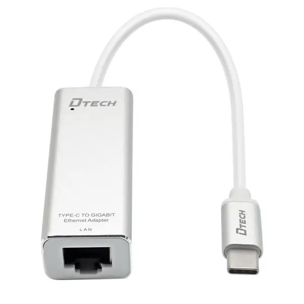 مبدل USB-C به Ethernet دیتک مدل T0019 -