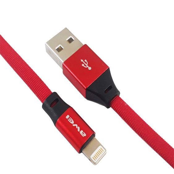 کابل تبدیل USB به لایتنینگ اوی مدل CL-97 طول 1 متر Awei CL-97 USB to Lightning Cable 1m