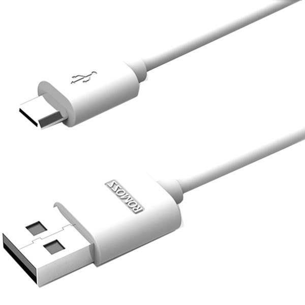 کابل تبدیل USB به Micro-USB روموس مدل CB05 طول 1 متر -