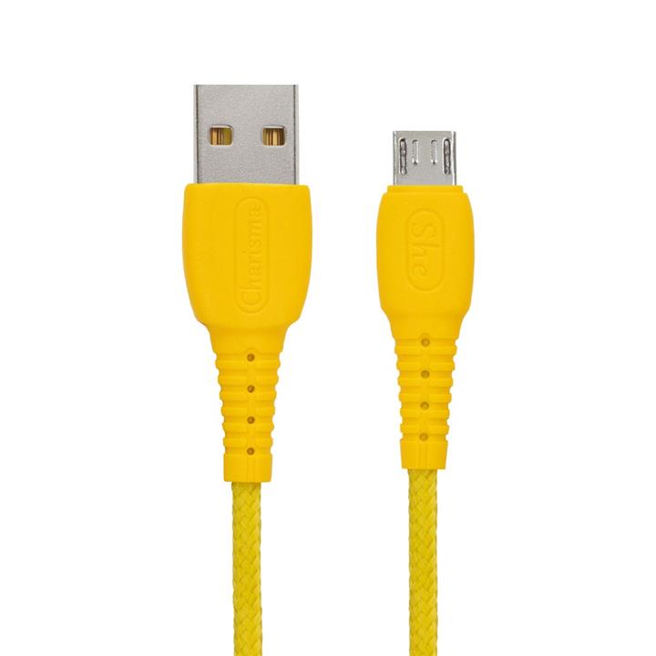 کابل تبدیل USB به MICROUSB شی کاریزما مدل سهیل طول 1.2 متر