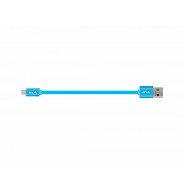 کابل تخت تبدیل USB به microUSB هویت مدل HV-CB668 به طول 0.18 متر Havit HV-CB668 Flat USB To microUSB Cable 0.18m