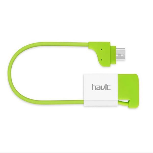 کابل تبدیل USB به microUSB هویت مدل HV-CB632 به طول 0.18 متر Havit HV-CB632 USB To microUSB Cable 0.18m