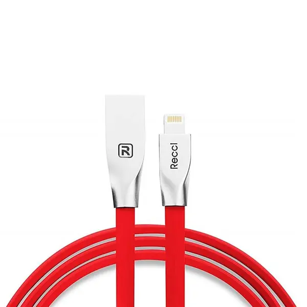 کابل تبدیل USB به لایتینینگ رسی مدل RCL-B100 به طول 1 متر Recci RCL-B100 Lightning Rapid Data Cable - 2