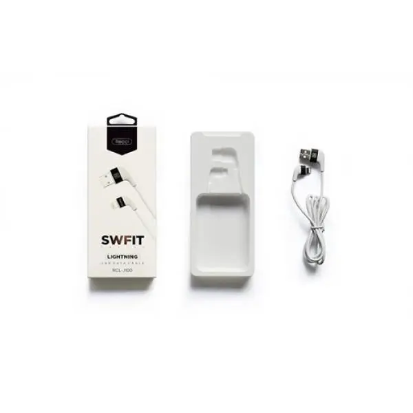 کابل تبدیل USB به لایتینینگ رسی مدل RCL-j100 Recci RCL-j100 Lightning Swfit Data Cable - 2