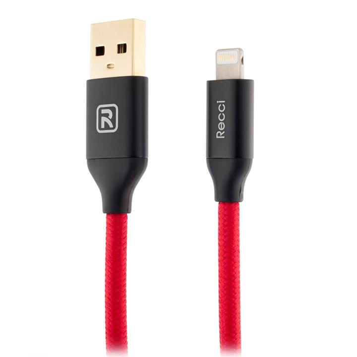 کابل تبدیل USB به لایتینینگ رسی مدل RCL-N120 Recci RCL-N120 Lightning velocity Data Cable