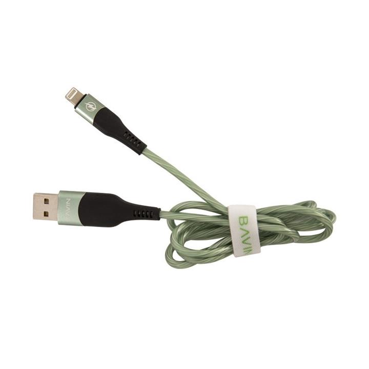 کابل تبدیل USB Type-A به Lightning باوین مدل CB-199 به طول 1.0 متر -