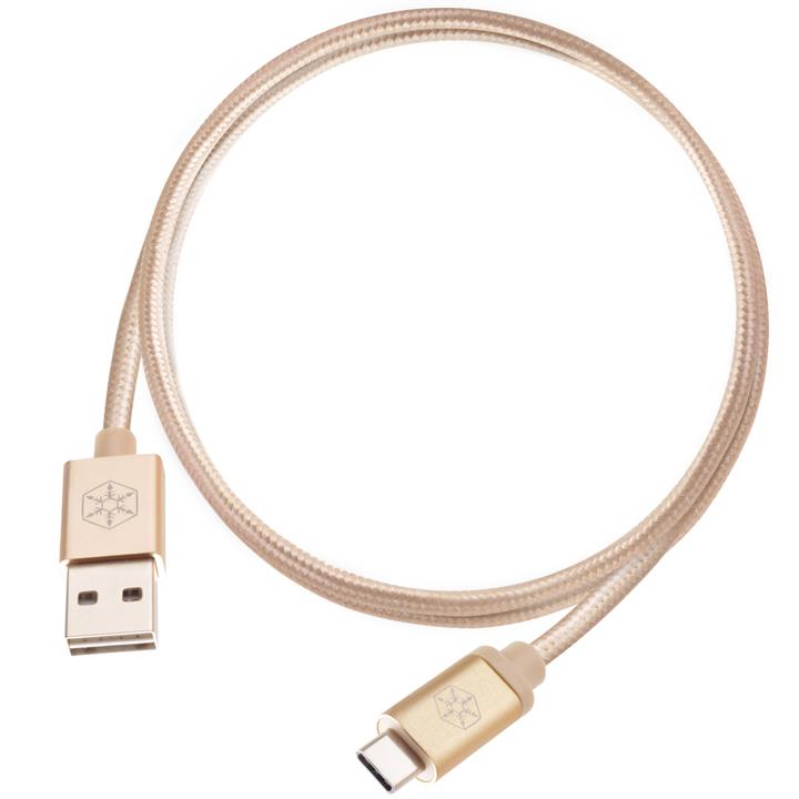 کابل تبدیل USB به USB-C سیلوراستون مدل CPU04 طول 1 متر