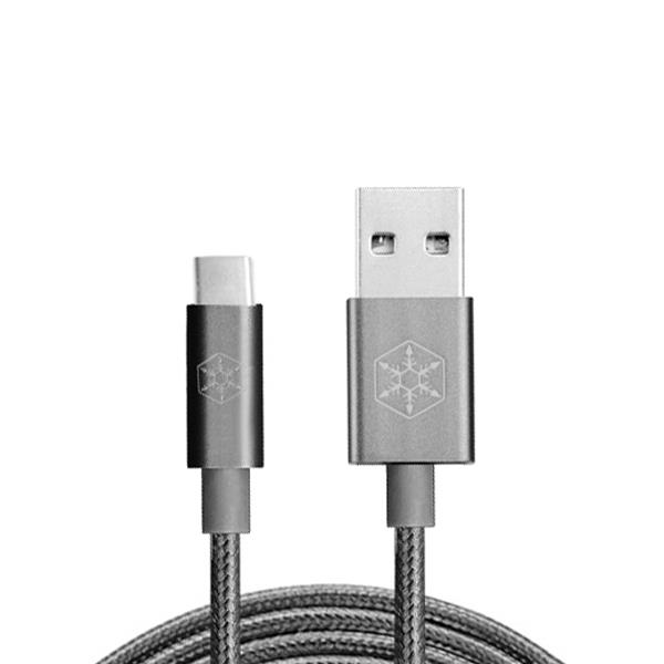 کابل تبدیل USB به USB -C سیلوراستون مدل CPU04 طول 1 متر